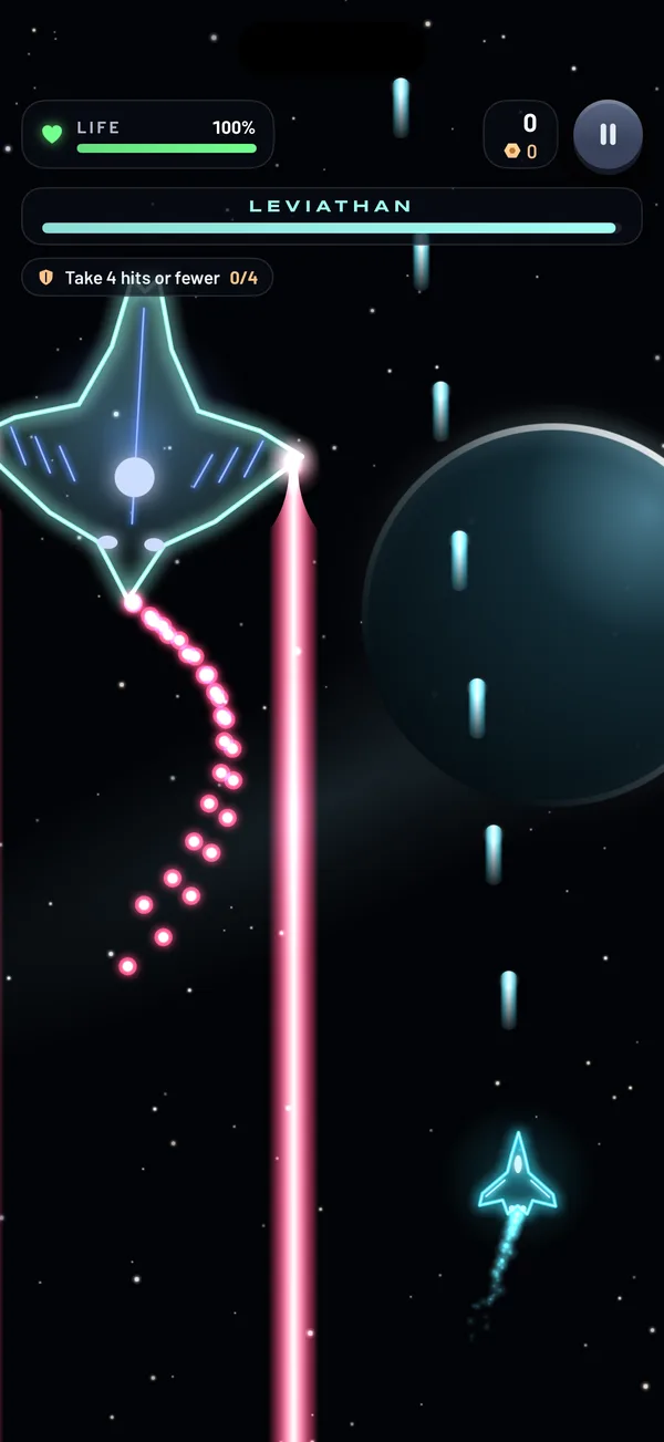 Boss fight against the Leviathan