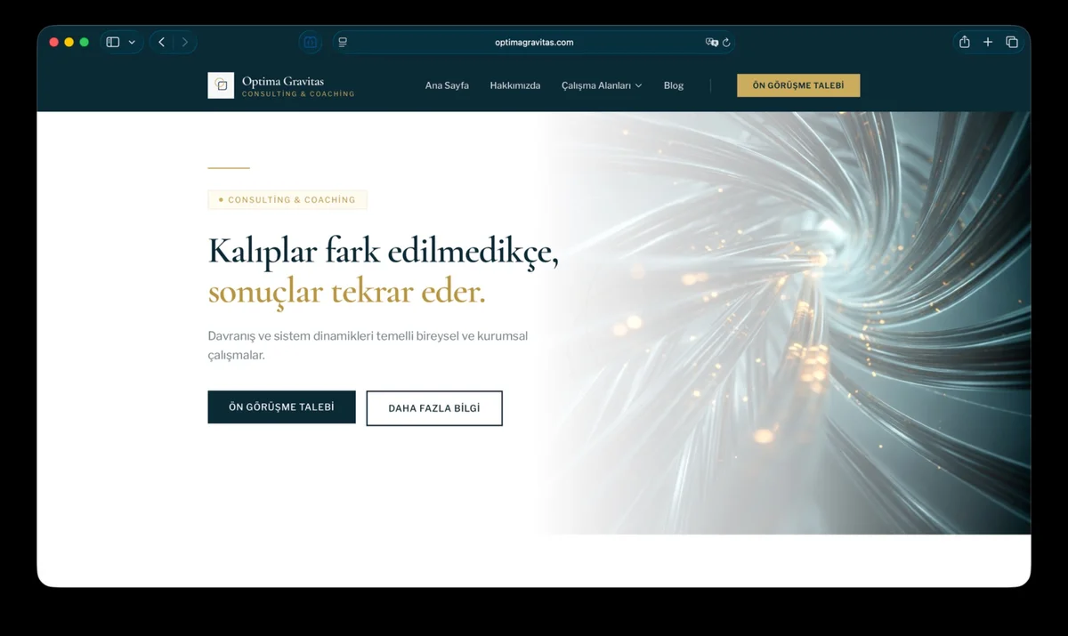 Optima Gravitas website